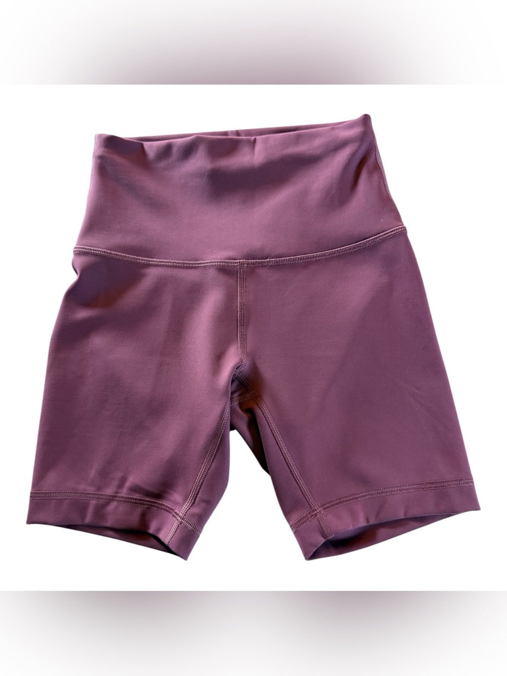Lululemon Align Bike Shorts Mauve Purple High Rise Size 2